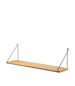 Hylder-Ejvind A. Johansson B145 - Hylde m/beslag - Eg - Sort - 22 x 90