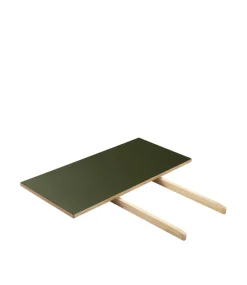 Spiseborde-Poul M. Volther C35 - Stor tillægsplade - Eg - Linoleum - Olive