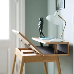 Skriveborde-Isabel Ahm C68 Nørrebro - Skrivebord - Eg - Nero