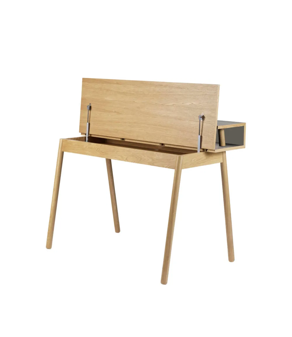 Skriveborde-Isabel Ahm C68 Nørrebro - Skrivebord - Eg - Mushroom