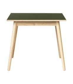 Spiseborde-Poul M. Volther C35A - Spisebord - Eg - Linoleum - Olive