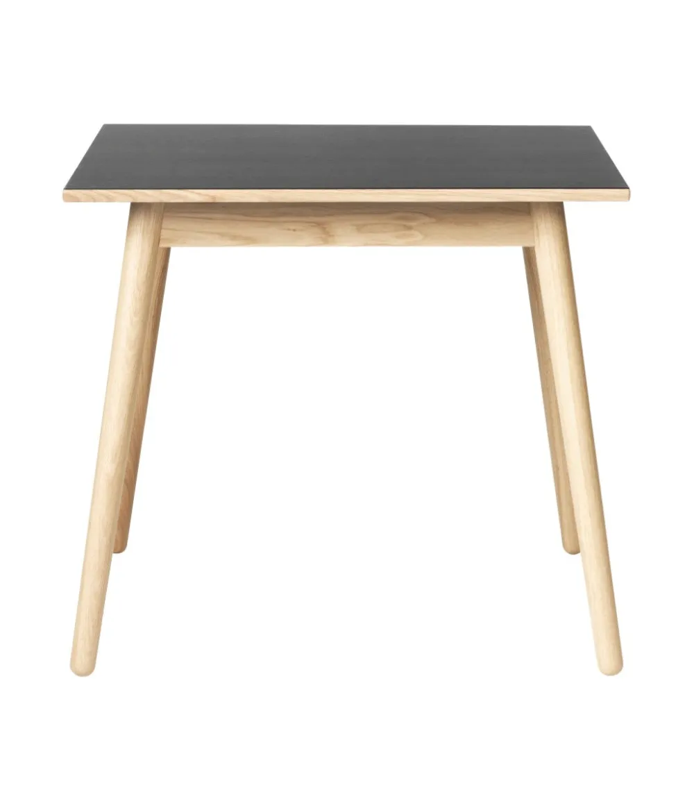 Spiseborde-Poul M. Volther C35A - Spisebord - Eg - Linoleum - Sort