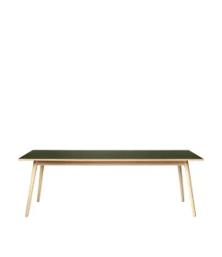 Spiseborde-Poul M. Volther C35C - Spisebord - Eg - Linoleum - Olive