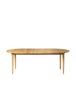 Spiseborde-Unit10 C62E Bjørk - Spisebord m/2 tillægsplader - Eg