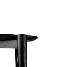Sofaborde-Stine Lundgaard Weigelt D102 Søs - Sofabord - Eg - Jet Black - Ø85