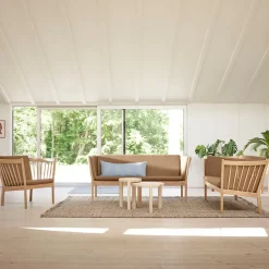 3 Personers Sofa-Erik Ole Jørgensen J149 - 3 pers. sofa - Eg - Brown (15)