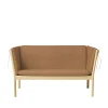 2 Personers Sofa-Erik Ole Jørgensen J148 - 2 pers. sofa - Eg - Brown (15)