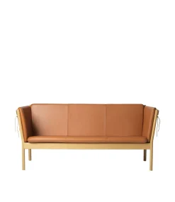 3 Personers Sofa-Erik Ole Jørgensen J149 - 3 pers. sofa - Eg - Cognac læder