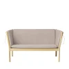 2 Personers Sofa-Erik Ole Jørgensen J148 - 2 pers. sofa - Eg - Light Grey (02)