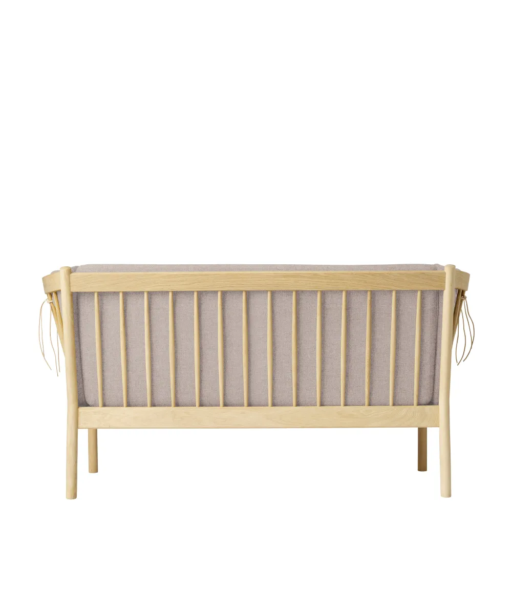 2 Personers Sofa-Erik Ole Jørgensen J148 - 2 pers. sofa - Eg - Light Grey (02)