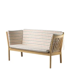 2 Personers Sofa-Erik Ole Jørgensen J148 - 2 pers. sofa - Eg - Red (14)