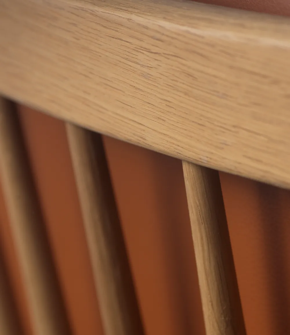 Lænestole-Erik Ole Jørgensen J147 - Lænestol - Eg - Cognac læder