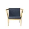 Lænestole-Erik Ole Jørgensen J146 - Lænestol - Eg - Dark Blue (4125)