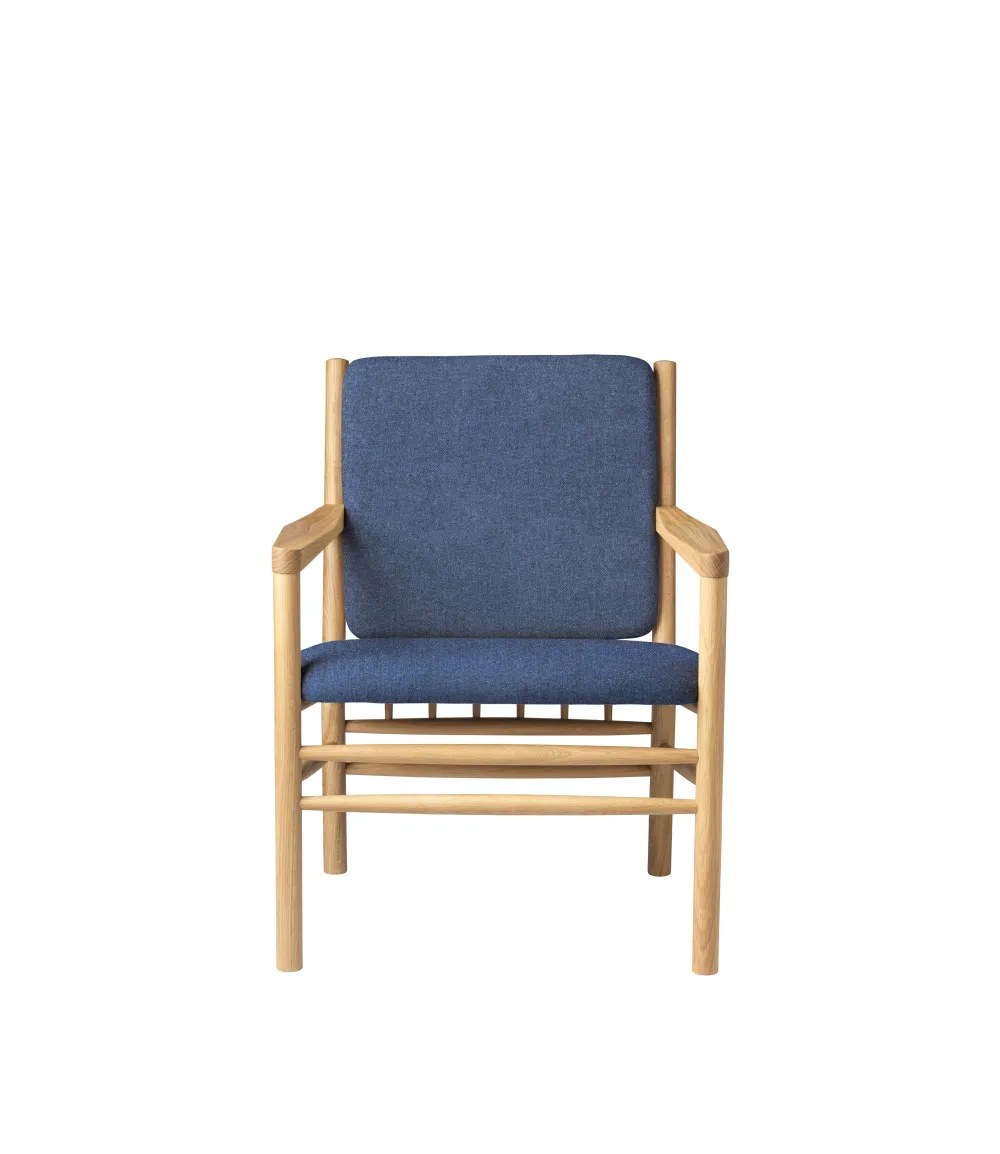 Lænestole-Erik Ole Jørgensen J147 - Lænestol - Eg - Dark Blue (36)