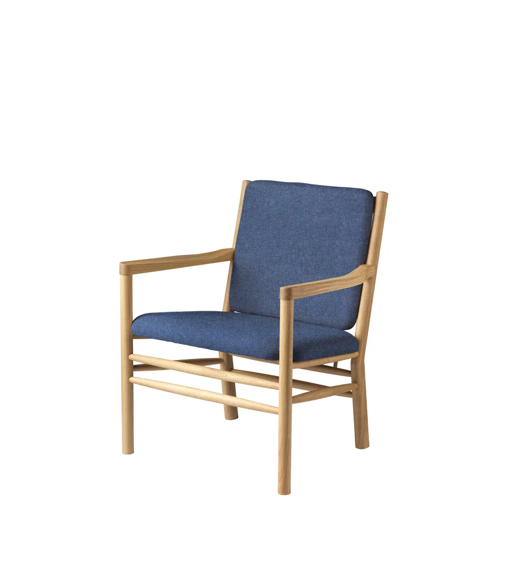 Lænestole-Erik Ole Jørgensen J147 - Lænestol - Eg - Dark Blue (36)