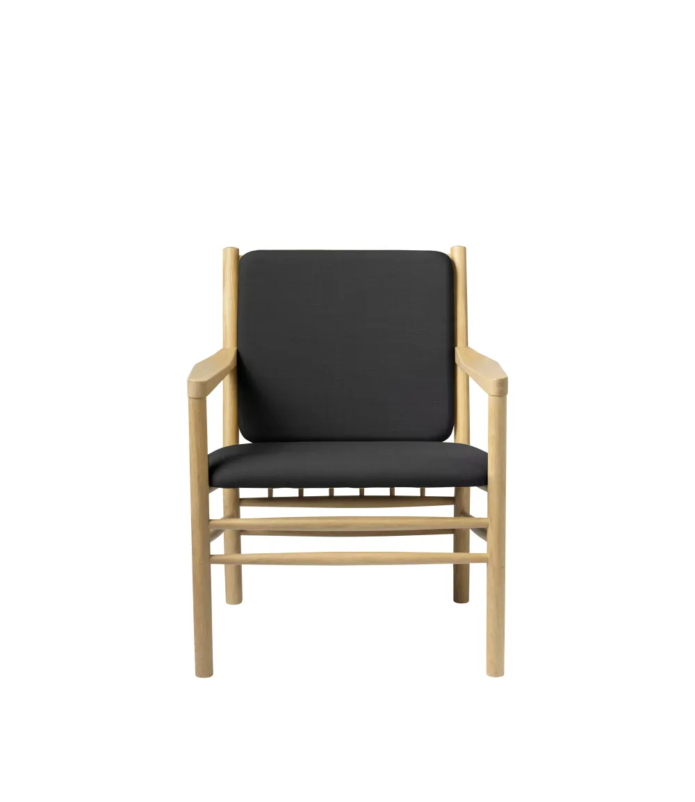 Lænestole-Erik Ole Jørgensen J147 - Lænestol - Eg - Dark Grey (4013)