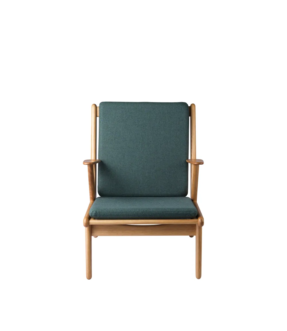 Lænestole-Poul M. Volther J53 - Lænestol - Eg - Green