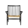 Lænestole-Jørgen Bækmark J82 - Loungestol - Bøg - Jet Black