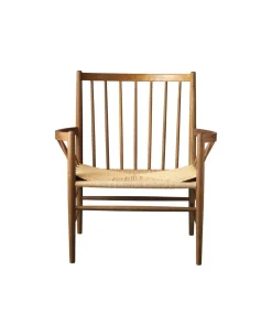 Lænestole-Jørgen Bækmark J82 - Loungestol - Røget eg