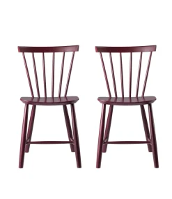 Spisebordsstole-Poul M. Volther J46 - Stol - 2 stk - Bøg - Black Red