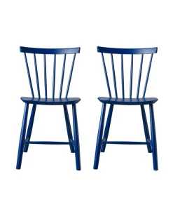 Spisebordsstole-Poul M. Volther J46 - Stol - 2 stk - Bøg - Dark Blue