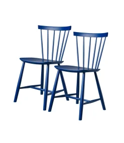 Spisebordsstole-Poul M. Volther J46 - Stol - 2 stk - Bøg - Dark Blue