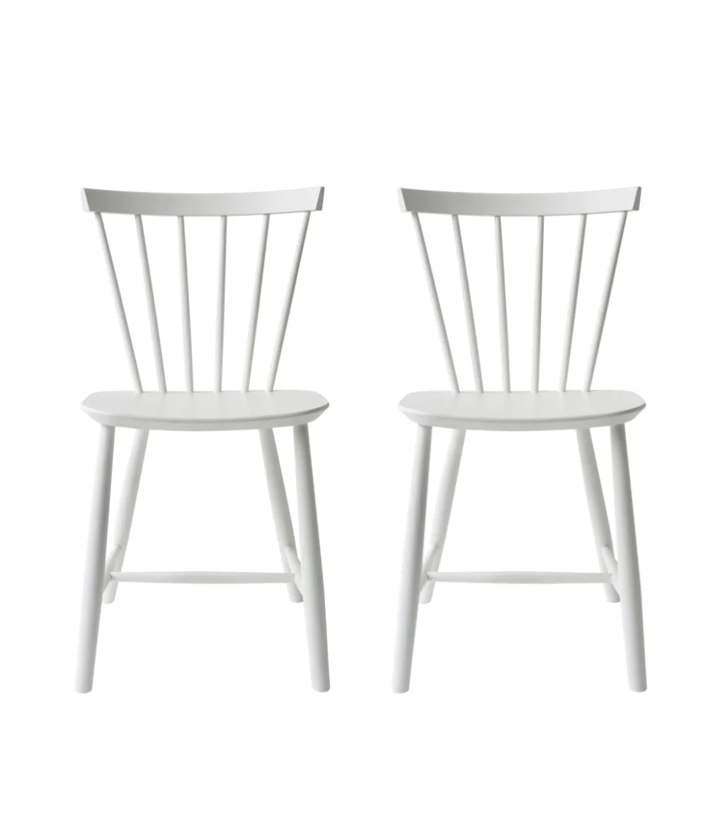 Spisebordsstole-Poul M. Volther J46 - Stol - 2 stk - Bøg - Pure White