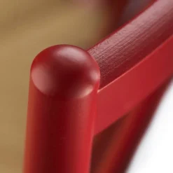 Spisebordsstole-Jørgen Bækmark J80 - Stol - 2 stk - Bøg - Ruby Red