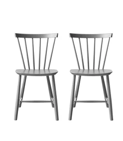 Spisebordsstole-Poul M. Volther J46 - Stol - 2 stk - Bøg - Signal Grey