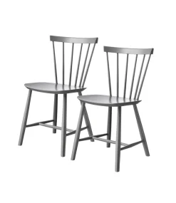 Spisebordsstole-Poul M. Volther J46 - Stol - 2 stk - Bøg - Signal Grey