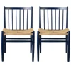 Spisebordsstole-Jørgen Bækmark J80 - Stol - 2 stk - Bøg - Steel Blue