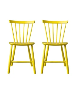 Spisebordsstole-Poul M. Volther J46 - Stol - 2 stk - Bøg - Yellow