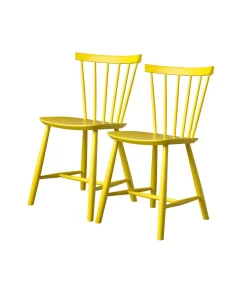 Spisebordsstole-Poul M. Volther J46 - Stol - 2 stk - Bøg - Yellow