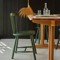 Spisebordsstole-Poul M. Volther J46 - Stol - Bøg - Bottle Green