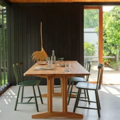 Spisebordsstole-Poul M. Volther J46 - Stol - Bøg - Bottle Green