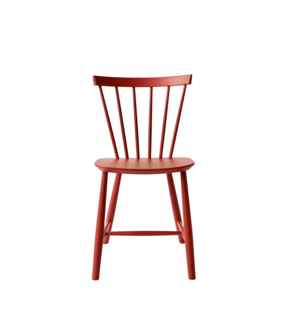 Spisebordsstole-Poul M. Volther J46 - Stol - Bøg - Coral Red