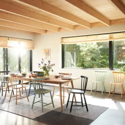 Spisebordsstole-Poul M. Volther J46 - Stol - Bøg - Dusty Green