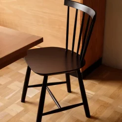 Spisebordsstole-Poul M. Volther J46 - Stol - Bøg - Jet Black