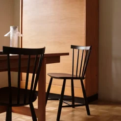 Spisebordsstole-Poul M. Volther J46 - Stol - Bøg - Jet Black