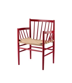 Spisebordsstole-Jørgen Bækmark J81 - Stol - Bøg - Ruby Red