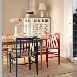 Spisebordsstole-Jørgen Bækmark J80 - Stol - Bøg - Steel Blue