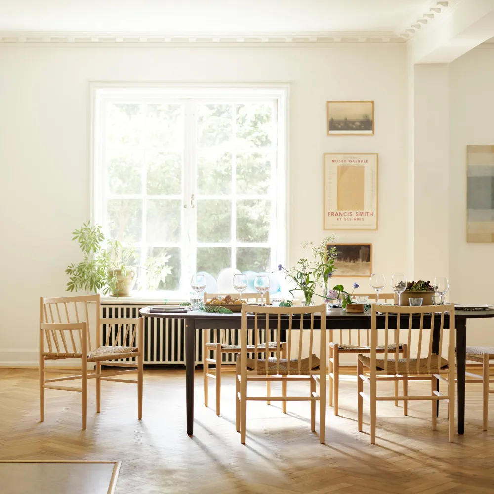 Spisebordsstole-Jørgen Bækmark J81 - Stol - Eg - Lakeret