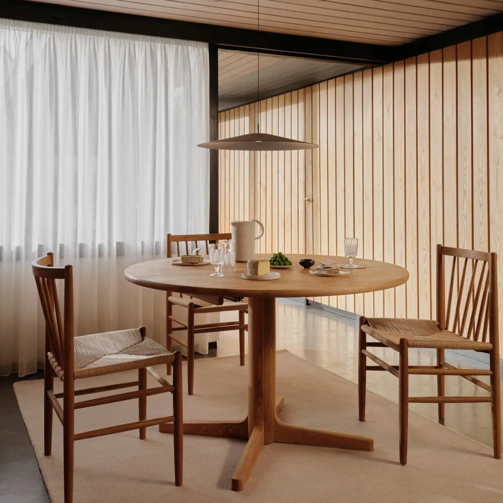 Spisebordsstole-Jørgen Bækmark J80 - Stol - Røget eg