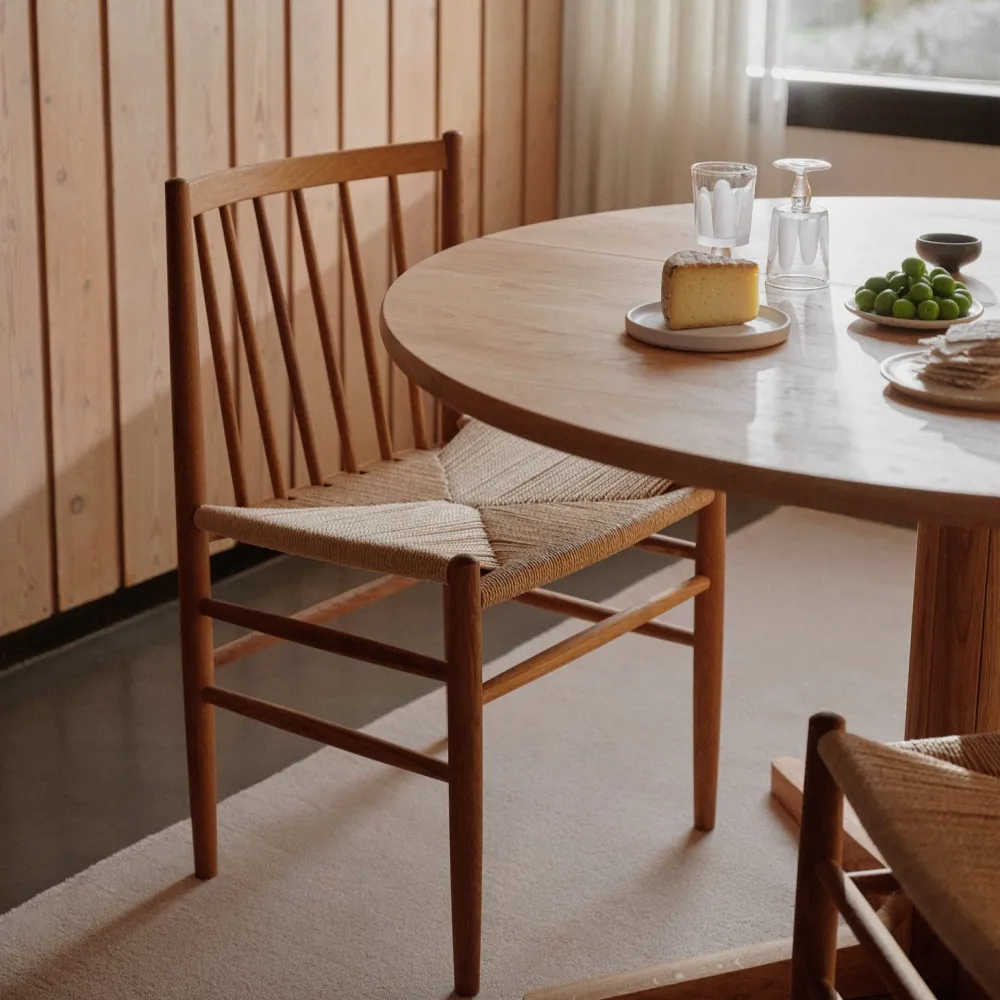 Spisebordsstole-Jørgen Bækmark J80 - Stol - Røget eg