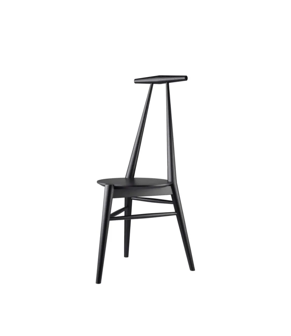 Spisebordsstole-Stine Lundgaard Weigelt J157 Anker - Stol - Eg - Jet Black