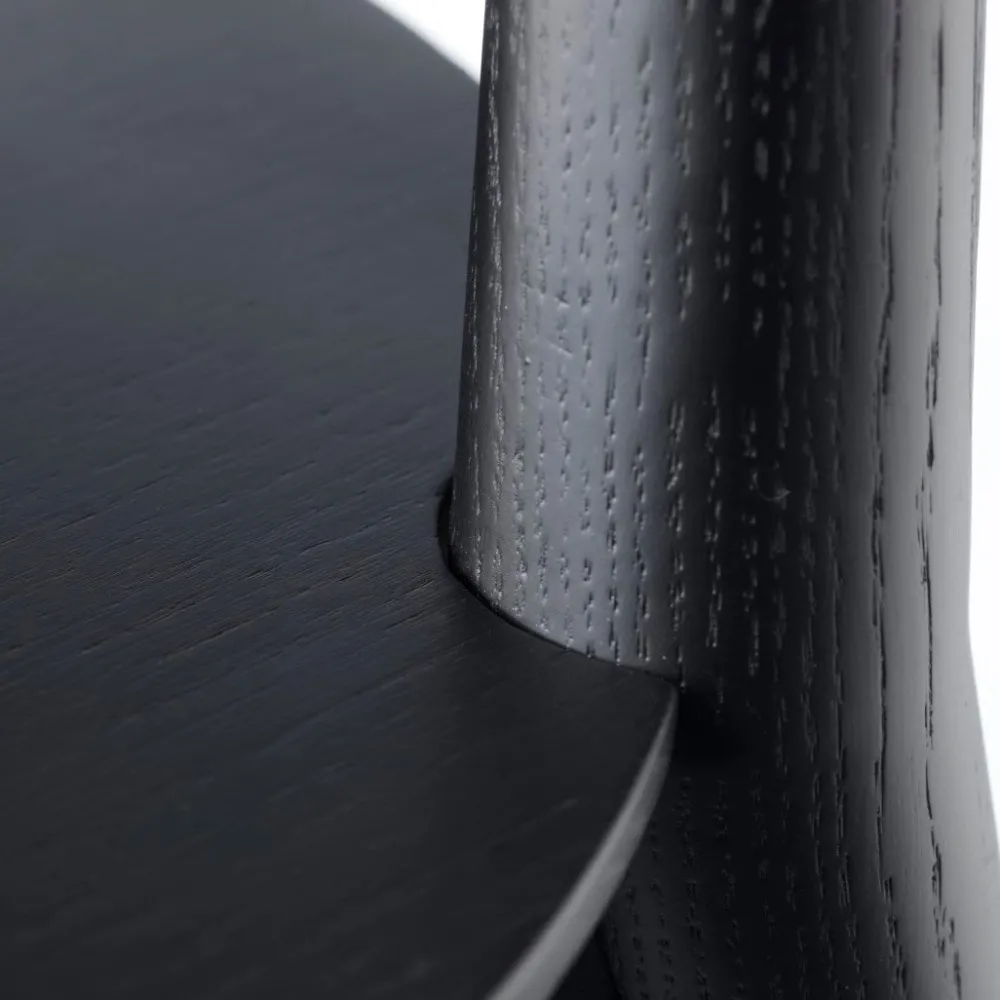 Spisebordsstole-Stine Lundgaard Weigelt J157 Anker - Stol - Eg - Jet Black