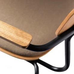 Spisebordsstole-Jakob Thau J183 Holmen - Stabelstol m/armlæn - Taupe