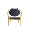 Lænestole-Poul M. Volther J166 Jørna - Stol - Eg - Dark Blue