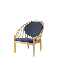 Lænestole-Poul M. Volther J166 Jørna - Stol - Eg - Dark Blue
