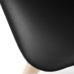 Spisebordsstole-Poul M. Volther J48 Stol - Eg - Olieret - Læder - Sort